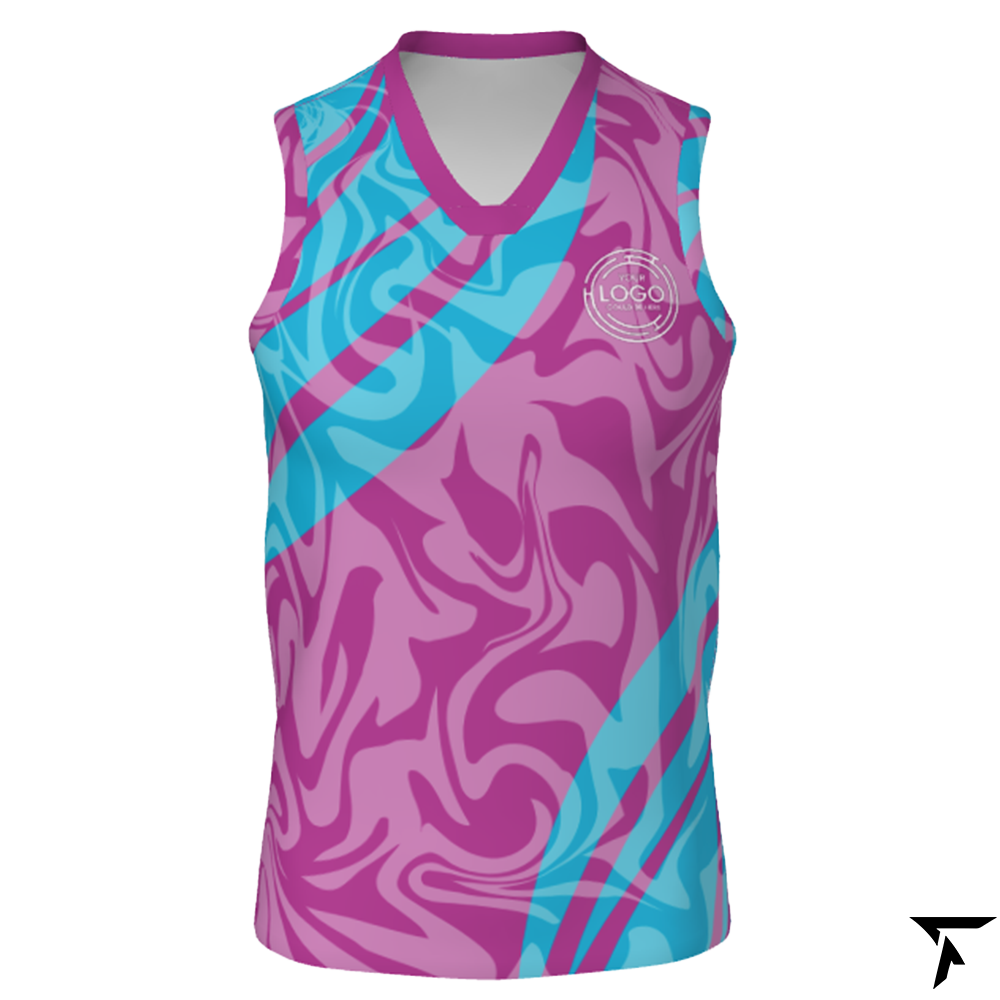 Women's Basketball Jersey - Purple and Blue