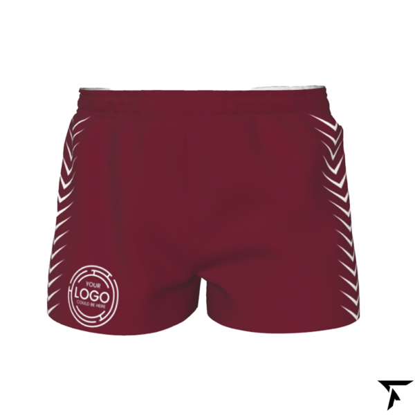 Women's Rugby Shorts - Maroon