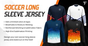 Custom Long Sleeve Soccer Jersey