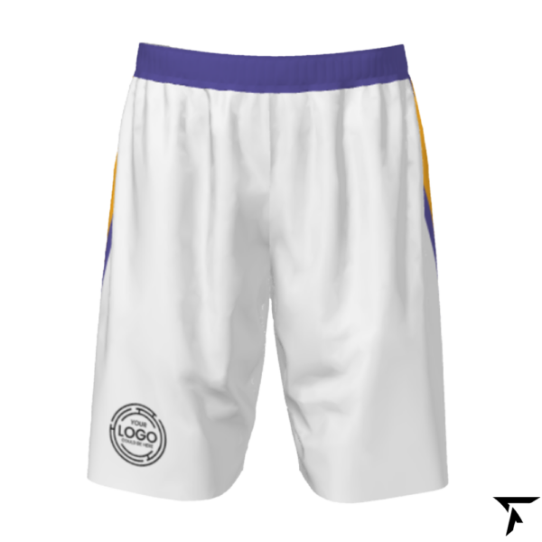 Youth Basketball Shorts - White