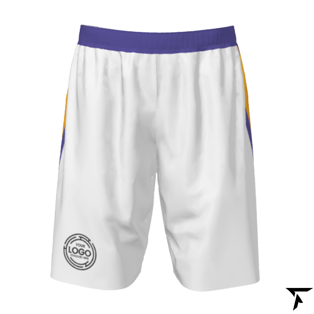 Youth Basketball Shorts - White
