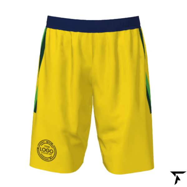 Youth Basketball Shorts - Yellow