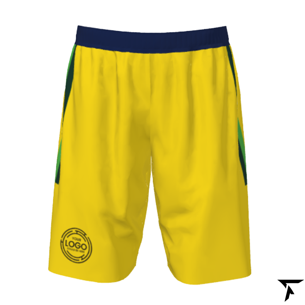 Youth Basketball Shorts - Yellow