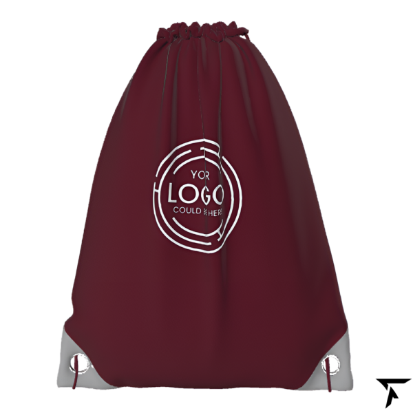 Custom Drawstring Bag - Maroon