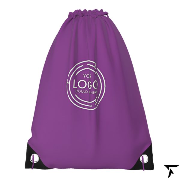 Custom Drawstring Bag - Purple