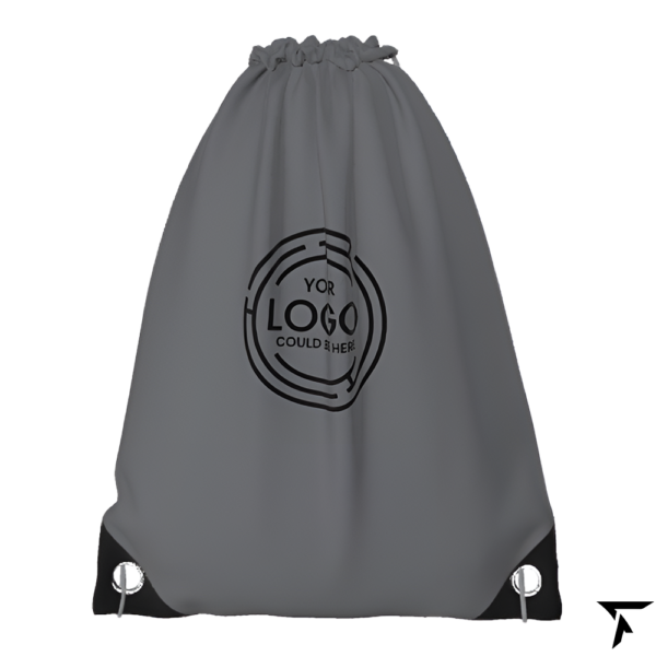 Custom Drawstring Bag - Gray