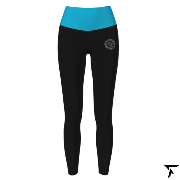 Women's Leggings - Black and Blue