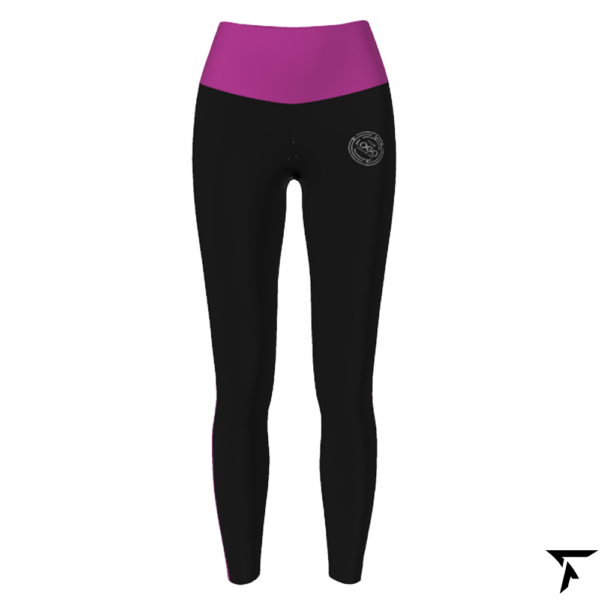 Women's Leggings - Black and Purple