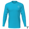 Men's Custom Soccer Long Sleeve Training Shirt - Blue