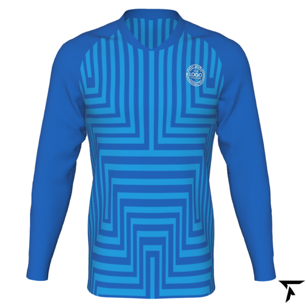 Long Sleeve Soccer Jersey - Blue