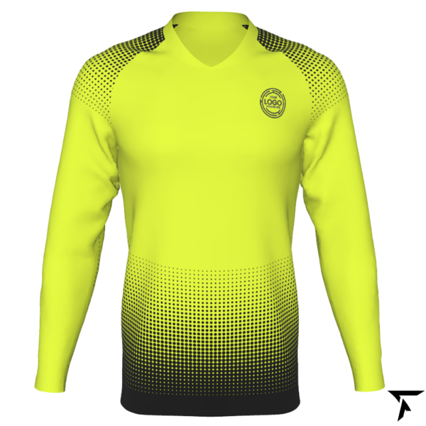 Long Sleeve Soccer Jersey - Bright Green