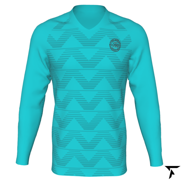 Long Sleeve Soccer Jersey - Light Blue