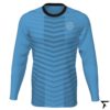 Women's Custom Soccer Long Sleeve Training Shirt - Blue