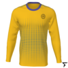 Youth Custom Soccer Long Sleeve Training Shirt - Yellow