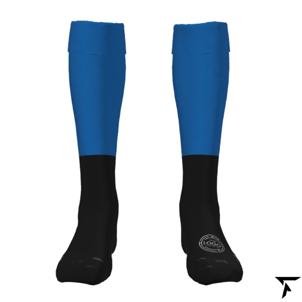 Soccer Socks - Blue and Black