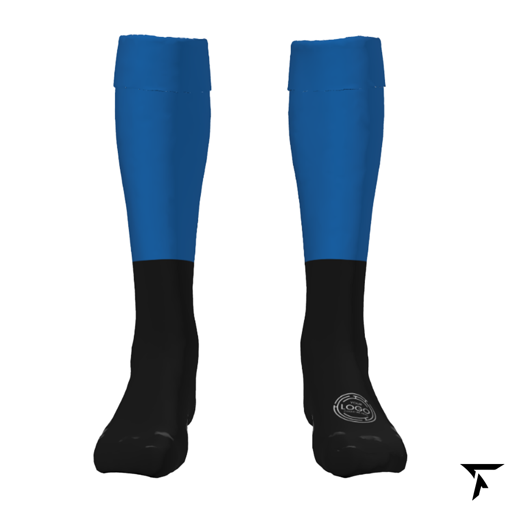 Soccer Socks - Blue and Black