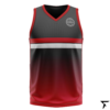 Sublimation Basketball Jersey | Midnight Blaze Design