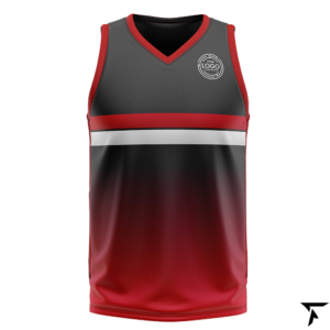 Sublimation Basketball Jersey | Midnight Blaze Design