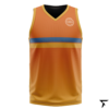 Sublimation Basketball Jersey Orange