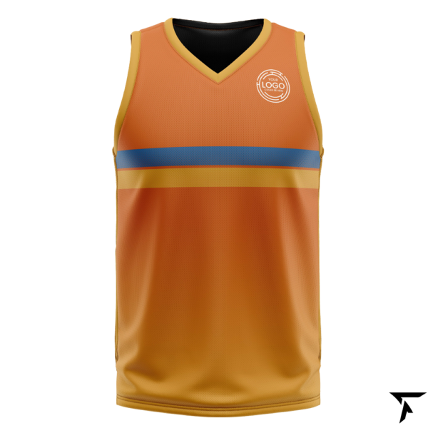 Sublimation Basketball Jersey Orange