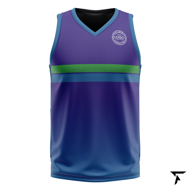 Sublimation Basketball Jersey Violet