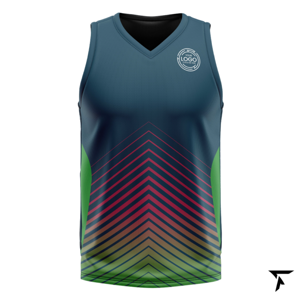 Sublimation Basketball Jersey green