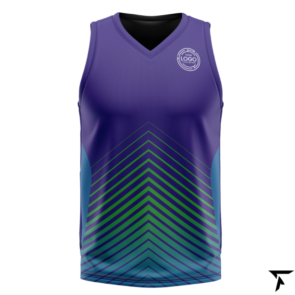 Sublimation Basketball Jersey Violet