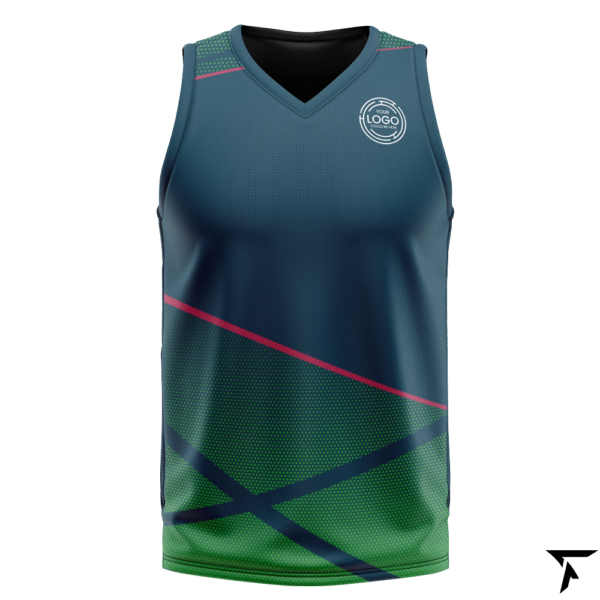 Sublimation Basketball Jersey Green