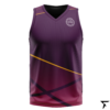 Sublimation Basketball Jersey Maroon