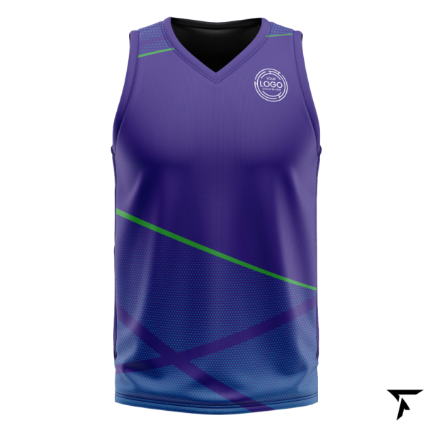 Sublimation Basketball Jersey Violet