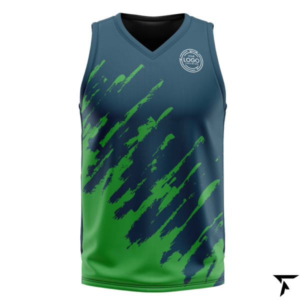 Sublimation Basketball Jersey green