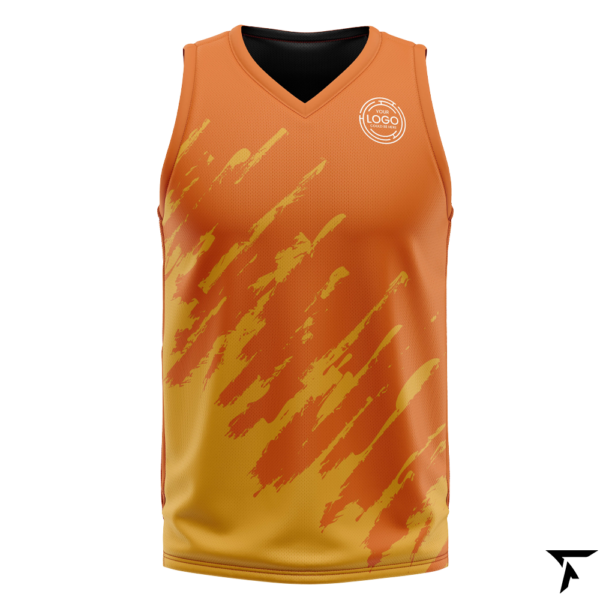 Sublimation Basketball Jersey orange