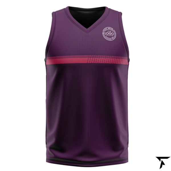 Sublimation Basketball Jersey Maroon