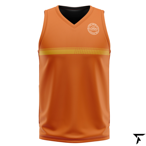 Sublimation Basketball Jersey Orange