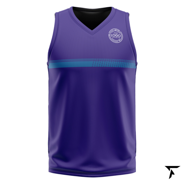 Sublimation Basketball Jersey Violet