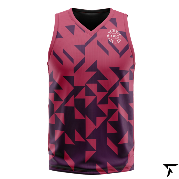 Sublimation Basketball Jersey Maroon