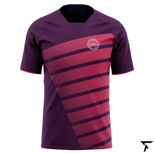 Sublimation Rugby Jersey maroon