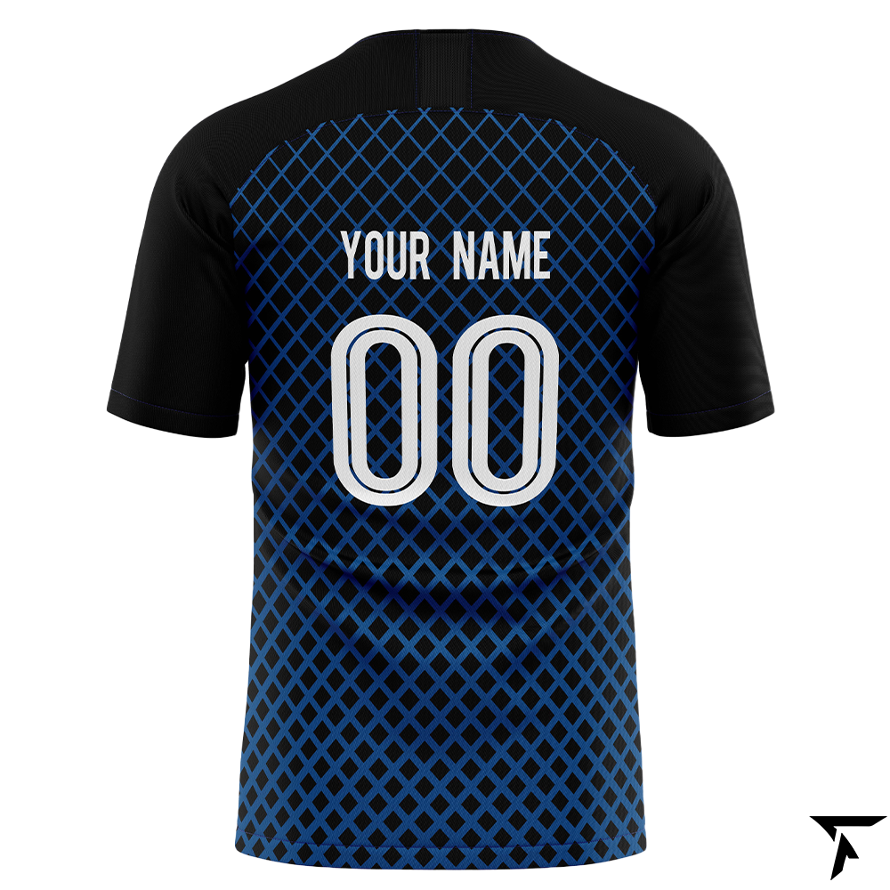 Sublimation Rugby Jersey | Matrix Grid Design