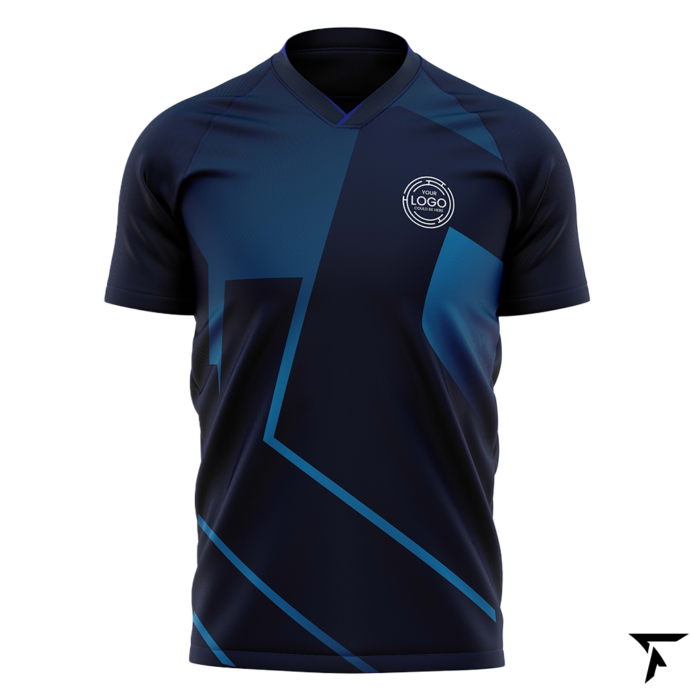 Sublimation Soccer Jersey Sapphire Spectrum Design