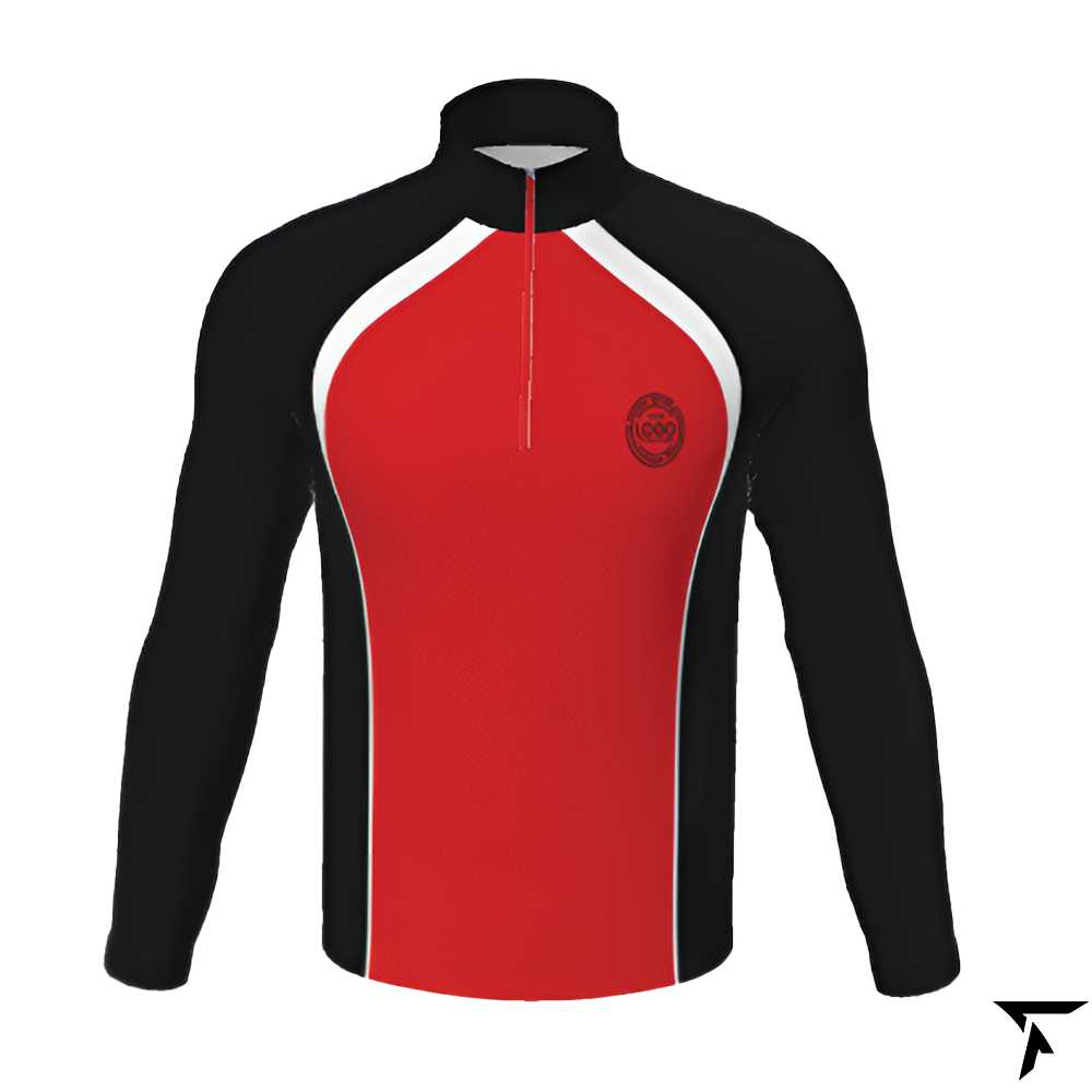 Tracksuit Jacket - Red and Black