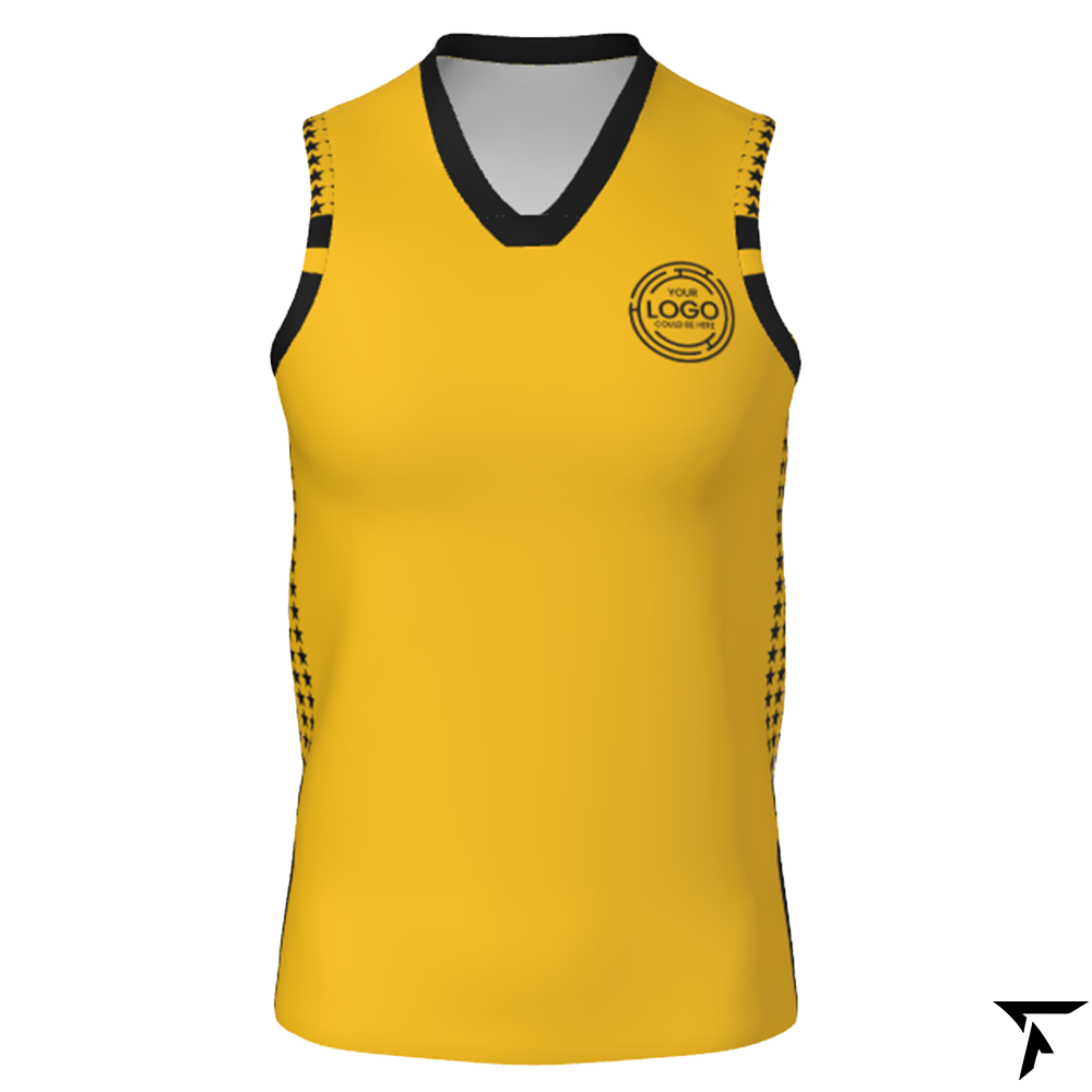 Youth Basketball Jersey - Yellow