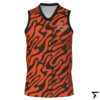 Youth Basketball Jersey - Black and Orange