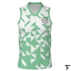 Youth Basketball Jersey - White and Green