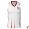 Youth Basketball Jersey - White and Red