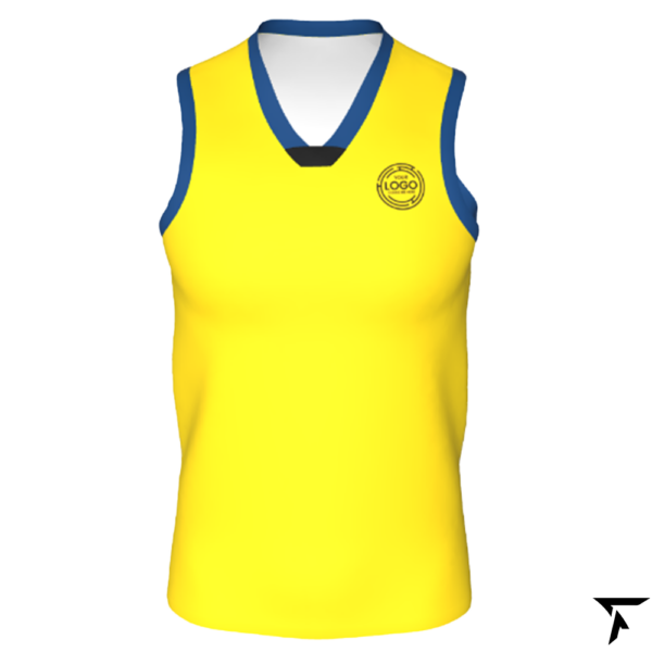 Youth Basketball Training Singlet - Yellow