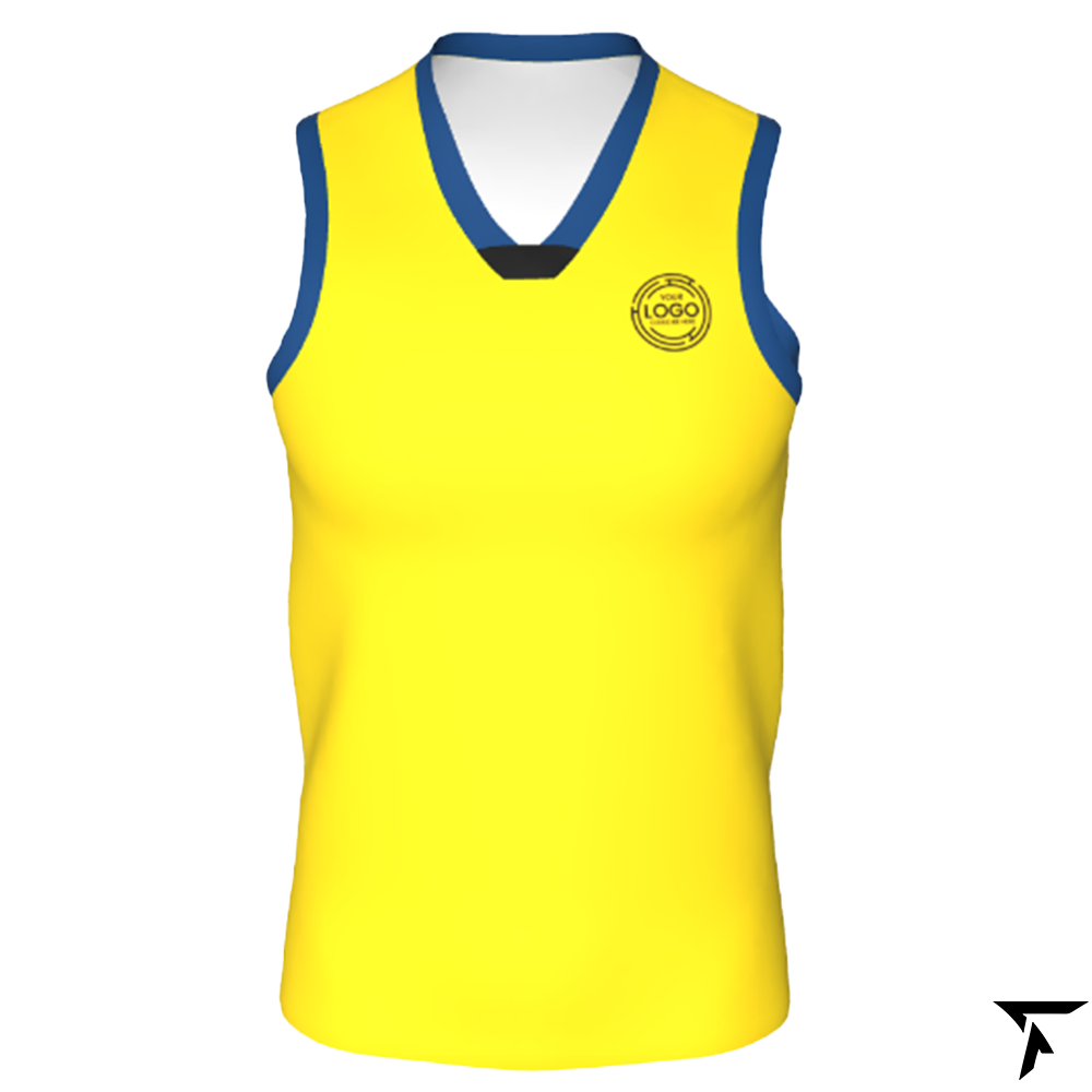 Youth Basketball Training Singlet - Yellow