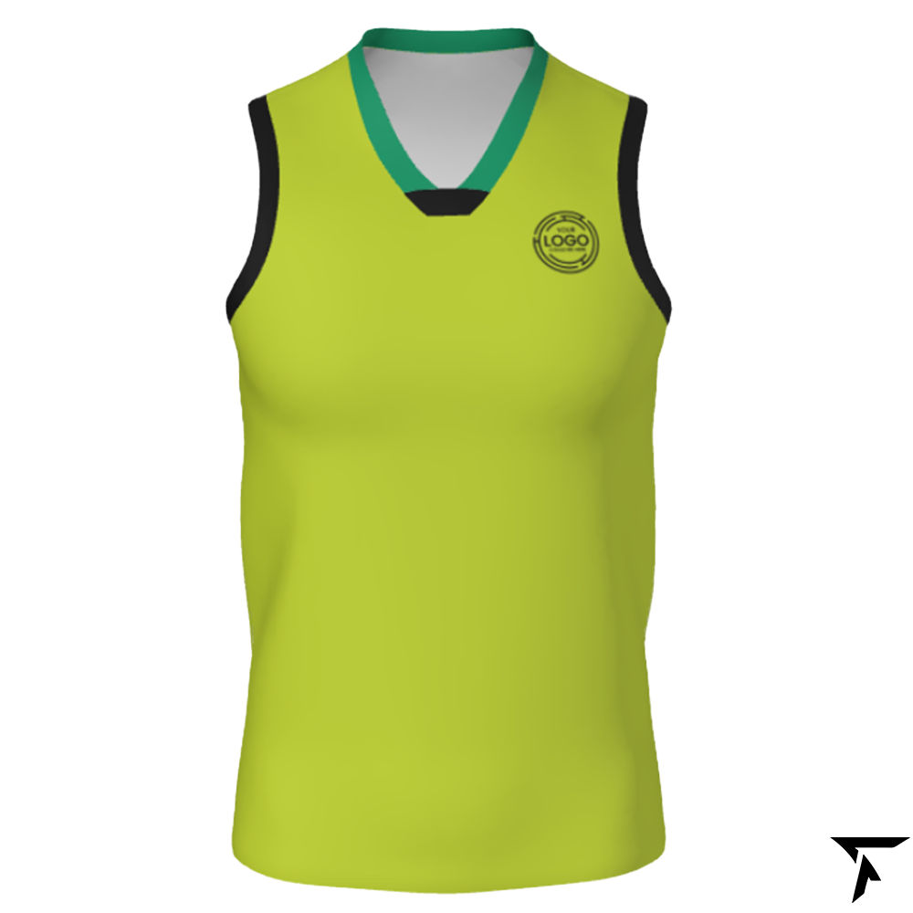 Youth Basketball Training Singlet - Green