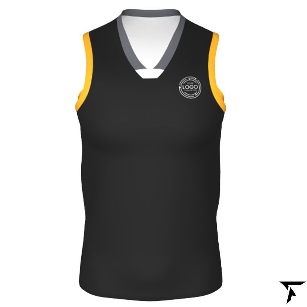 Youth Basketball Training Singlet - Black