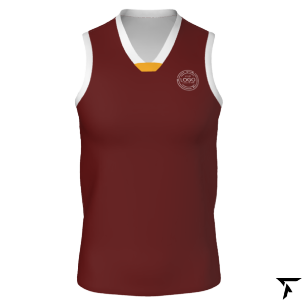 Youth Basketball Training Singlet - Maroon